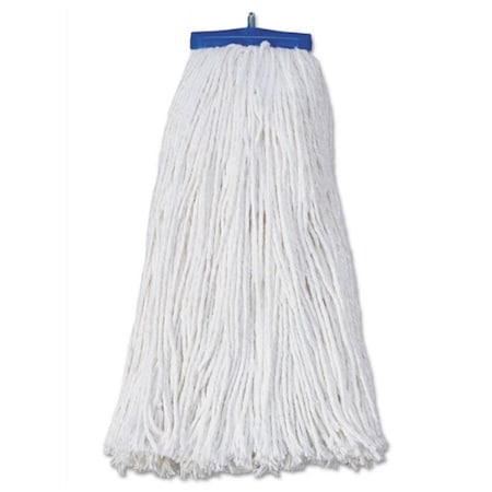 Pinpoint BW  20 oz Economical Lie-Flat MOP Head - White - Rayon Fiber, 12PK PI3209323